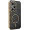 Coque arrière Phonesta Luxury Carbon Fiber avec MagSafe pour HONOR 400 Pro - Noir