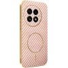 Coque arrière Phonesta Luxury Carbon Fiber avec MagSafe pour OnePlus 13 - Rose 0
