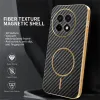 Coque arrière Phonesta Luxury Carbon Fiber avec MagSafe pour OnePlus 13R - Noir 2