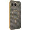 Coque arrière Phonesta Luxury Carbon Fiber avec MagSafe pour OnePlus Nord 4 - Marron 0