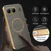 Coque arrière Phonesta Luxury Carbon Fiber avec MagSafe pour OnePlus Nord 4 - Marron 6
