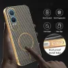 Coque arrière Phonesta Luxury Carbon Fiber avec MagSafe pour OnePlus Nord CE 4 Lite - Marron 6