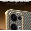 Coque arrière Phonesta Luxury Carbon Fiber avec MagSafe pour Oppo Reno13 - Marron 4