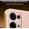 Coque arrière Phonesta Luxury Carbon Fiber avec MagSafe pour Oppo Reno13 - Rose 4