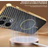 Coque arrière Phonesta Luxury Carbon Fiber avec MagSafe pour Oppo Reno13 - Noir 5