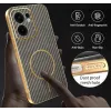Coque arrière Phonesta Luxury Carbon Fiber avec MagSafe pour Oppo Reno13 F 4G/5G / Reno13 FS 5G - Marron 6