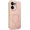 Coque arrière Phonesta Luxury Carbon Fiber avec MagSafe pour Oppo Reno13 F 4G/5G / Reno13 FS 5G - Rose