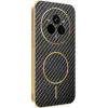 Coque arrière Phonesta Luxury Carbon Fiber avec MagSafe pour Realme 14 Pro - Noir 0