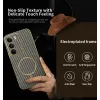 Coque arrière Phonesta Luxury Carbon Fiber avec MagSafe pour Realme 14x / C75 - Marron 2