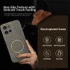 Coque arrière Phonesta Luxury Carbon Fiber avec MagSafe pour Motorola Edge 50 - Marron 3