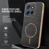 Coque arrière Phonesta Luxury Carbon Fiber avec MagSafe pour Motorola Edge 60 Neo/Edge 50 Neo / ThinkPhone 25 - Noir 3