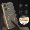 Coque arrière Phonesta Luxury Carbon Fiber avec MagSafe pour Motorola Edge 50 Pro - Marron 6