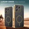 Coque arrière Phonesta Luxury Carbon Fiber avec MagSafe pour Motorola Edge 50 Pro - Noir 4