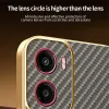 Coque arrière Phonesta Luxury Carbon Fiber avec MagSafe pour Motorola Moto G05 / Moto E15 - Marron 5