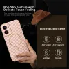 Coque arrière Phonesta Luxury Carbon Fiber avec MagSafe pour Motorola Moto G05 / Moto E15 - Rose 3