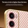 Coque arrière Phonesta Luxury Carbon Fiber avec MagSafe pour Motorola Moto G05 / Moto E15 - Rose 5