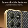 Coque arrière Phonesta Luxury Carbon Fiber avec MagSafe pour Motorola Moto G17/G17 Power/G15/G15 Power - Noir 5