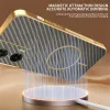 Coque arrière Phonesta Luxury Carbon Fiber avec MagSafe pour Motorola Moto G35 - Marron 1