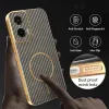 Coque arrière Phonesta Luxury Carbon Fiber avec MagSafe pour Motorola Moto G35 - Marron 6