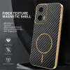 Coque arrière Phonesta Luxury Carbon Fiber avec MagSafe pour Motorola Moto G35 - Noir 2