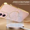 Coque arrière Phonesta Luxury Carbon Fiber avec MagSafe pour Motorola Moto G55 - Rose 1