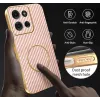 Coque arrière Phonesta Luxury Carbon Fiber avec MagSafe pour Motorola Moto G75 - Rose 6