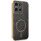 Coque arrière Phonesta Luxury Carbon Fiber avec MagSafe pour Motorola Moto G75 - Noir