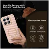 Coque arrière Phonesta Luxury Carbon Fiber avec MagSafe pour Xiaomi 14T Pro - Rose 2