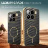 Coque arrière Phonesta Luxury Carbon Fiber avec MagSafe pour Xiaomi 15 - Noir 4