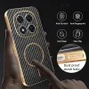 Coque arrière Phonesta Luxury Carbon Fiber avec MagSafe pour Xiaomi Redmi Note 14 Pro 5G / Xiaomi Poco X7 - Noir 6