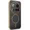 Coque arrière Phonesta Luxury Carbon Fiber avec MagSafe pour Xiaomi 15 Ultra - Noir