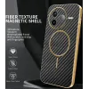 Coque arrière Phonesta Luxury Carbon Fiber avec MagSafe pour Xiaomi Poco F7 Pro - Noir 1
