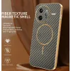 Coque arrière Phonesta Luxury Carbon Fiber avec MagSafe pour Xiaomi Poco F7 Ultra - Marron 1