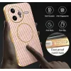 Coque arrière Phonesta Luxury Carbon Fiber avec MagSafe pour Xiaomi Poco F7 Ultra - Rose 7