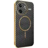 Coque arrière Phonesta Luxury Carbon Fiber avec MagSafe pour Xiaomi Poco F7 Ultra - Noir 0