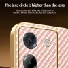 Coque arrière Phonesta Luxury Carbon Fiber avec MagSafe pour Xiaomi Poco M7 Pro - Rose 5