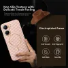 Coque arrière Phonesta Luxury Carbon Fiber avec MagSafe pour Xiaomi Poco X7 Pro - Rose 3
