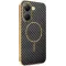 Coque arrière Phonesta Luxury Carbon Fiber avec MagSafe pour Xiaomi Poco X7 Pro - Noir