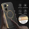 Coque arrière Phonesta Luxury Carbon Fiber avec MagSafe pour Xiaomi Poco X7 Pro - Noir 6