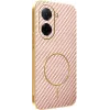 Coque arrière Phonesta Luxury Carbon Fiber avec MagSafe pour Xiaomi Redmi A5 171.7mm - Rose 0