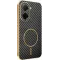 Coque arrière Phonesta Luxury Carbon Fiber avec MagSafe pour Xiaomi Redmi A5 171.7mm - Noir