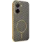 Coque arrière Phonesta Luxury Carbon Fiber avec MagSafe pour Xiaomi Redmi A5 173.4mm - Marron