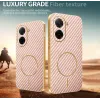 Coque arrière Phonesta Luxury Carbon Fiber avec MagSafe pour Xiaomi Redmi A5 173.4mm - Rose 3