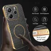 Coque arrière Phonesta Luxury Carbon Fiber avec MagSafe pour Xiaomi Redmi Note 14 4G 164.8mm - Noir 6