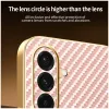 Coque arrière Phonesta Luxury Carbon Fiber avec MagSafe pour Samsung Galaxy A36 - Rose 7