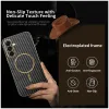 Coque arrière Phonesta Luxury Carbon Fiber avec MagSafe pour Samsung Galaxy A36 - Noir 2