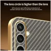 Coque arrière Phonesta Luxury Carbon Fiber avec MagSafe pour Samsung Galaxy S24 FE - Marron 7