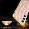 Coque arrière Phonesta Luxury Carbon Fiber avec MagSafe pour Samsung Galaxy S25/S24 - Rose 6