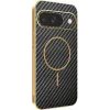 Coque arrière Phonesta Luxury Carbon Fiber avec MagSafe pour Google Pixel 9 - Noir 0