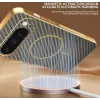Coque arrière Phonesta Luxury Carbon Fiber avec MagSafe pour Google Pixel 9 Pro - Marron 6